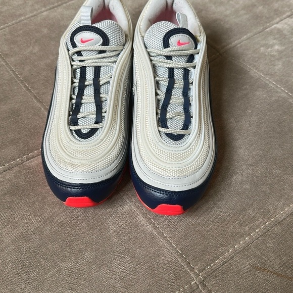 Nike Air Max 97 White Navy Pink - Picture 10 of 14